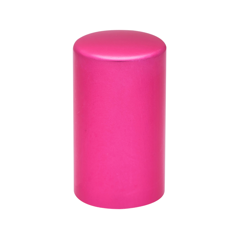 XY-LZ-18.6*32 Capa de aluminio de perfume recto para botellas de fragancia de vidrio de lujo, diseño minimalista